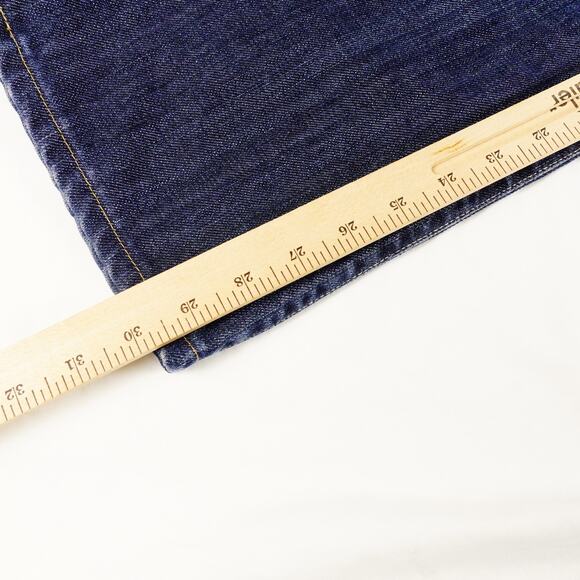 7 For All Mankind Womens Blue Jeans Boy Cut Size 26 Made in USA - Picture 11 of 11